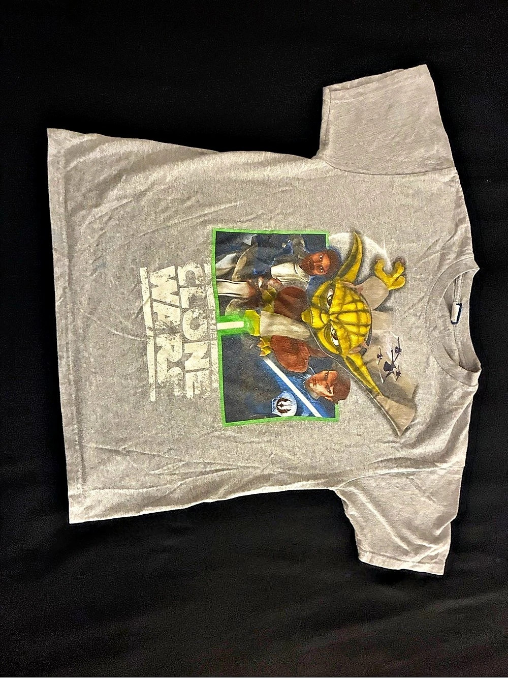 Star Wars Graphic Short Sleeve Tee in Gray